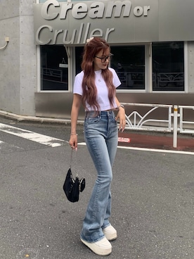 「feepur（フェピュール）のアイテム」を使った、mayu さん（レディース・153cm）の夏コーディネート