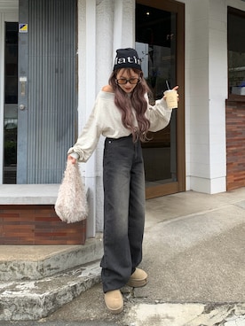 「アイテム（ブーツ）」を使った、mayu さん（レディース・153cm・20代）の秋コーディネート