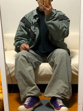 「ARMY ARMY（アーミー）のアイテム（ジャケット/アウター）」を使った、miyaさん（メンズ・160cm）の秋コーディネート