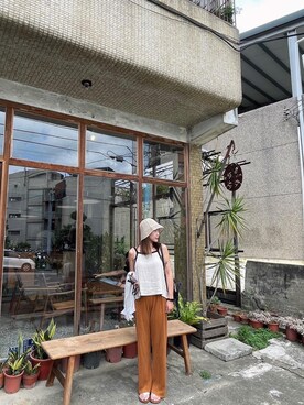 「咖啡廳」｜Abby🇹🇼さん（レディース・163cm）の夏コーディネート