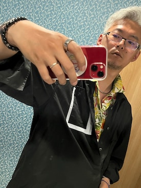 「Feng Chen Wang（フェン・チェン・ワン）のアイテム」を使った、masatixさん（メンズ・180cm）の夏コーディネート