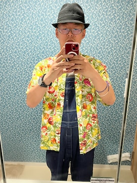 「Levi's（リーバイス）のアイテム（オールインワン・サロペット）」を使った、masatixさん（メンズ・180cm）の春コーディネート