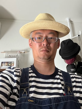 「Levi's（リーバイス）のアイテム（オールインワン・サロペット）」を使った、masatixさん（メンズ・180cm）の春コーディネート