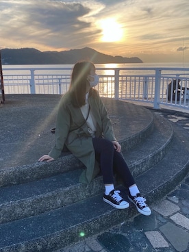 Yu Kiさん（レディース・168cm）の秋コーディネート