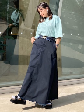 「アイスクリーム」｜tomoさん（レディース・152cm）の夏コーディネート