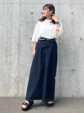 「JUNRED（ジュンレッド）のアイテム（アクセサリー）」を使った、tomoさん（レディース・152cm）の夏コーディネート