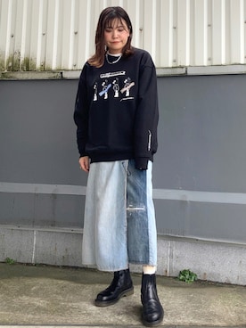 「JUNRED（ジュンレッド）のアイテム（アクセサリー）」を使った、tomoさん（レディース・152cm）の夏コーディネート