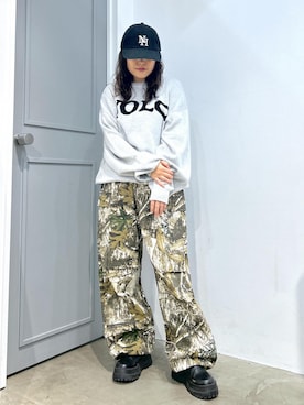 「re_k by JUNRED（レクバイジュンレッド）のアイテム（ニット/セーター）」を使った、tomoさん（レディース・152cm）の冬コーディネート