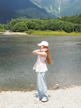 「カーブデニム」｜kさん（レディース・151cm）の秋コーディネート