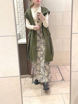 「AMBIENT（アンビエント）のアイテム」を使った、kさん（レディース・150cm）の秋コーディネート