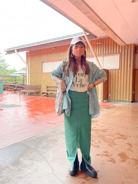 kさん（レディース・150cm）の春コーディネート