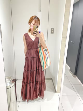IENA（イエナ）の「コットンボイル ノースリーブワンピース