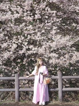 kさん（レディース・151cm）の春コーディネート