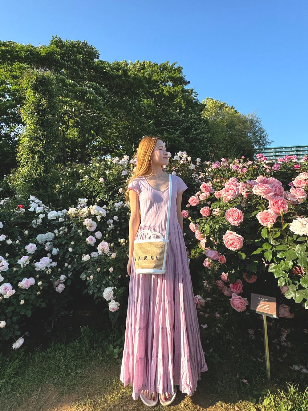 【1】MARIHA ワンピース　ピンク 楽天市場】MARIHA マリハ ワンピース ロング ピンク 38(M) 夏の