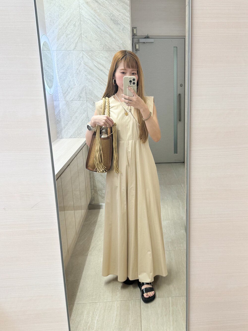 SQUARE SLEEVE ONE PIECE（ワンピース）｜CLANE（クラネ）の