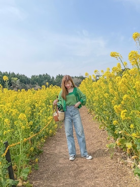 kさん（レディース・150cm）の春コーディネート