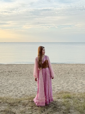 「アイテム（キャミソール）」を使った、kさん（レディース・151cm）の秋コーディネート