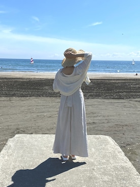 「fort point（フォーポイント）のアイテム」を使った、みっこさん（レディース・162cm）の夏コーディネート