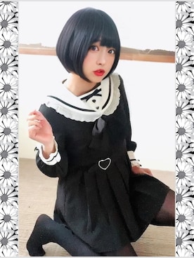 「夢展望（ユメテンボウ）のアイテム（ワンピース/ドレス）」を使った、Ramuneさん（レディース・167cm）の夏コーディネート
