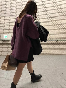 「LouisVuitton」｜「アイテム（ダウンジャケット/コート）」を使った、みーさん（レディース・164cm）の秋コーディネート