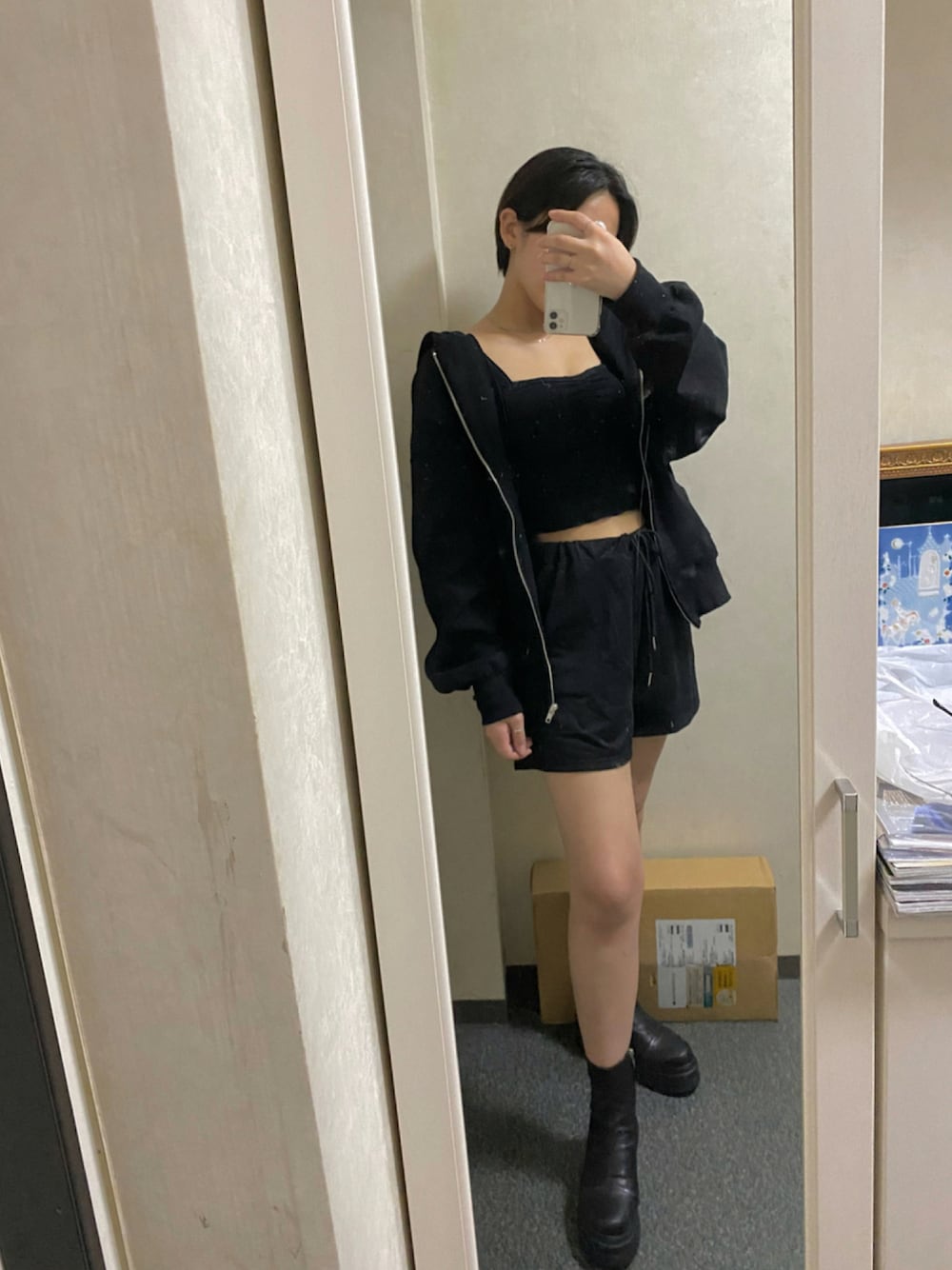 YOSUKE/ヨースケ」厚底ストレッチショートブーツを使った人気