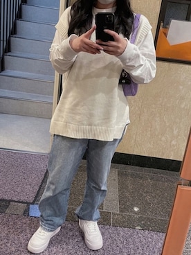 Mさん（レディース・153cm）の春コーディネート