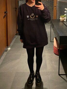 「oversize」｜「アイテム（アクセサリー）」を使った、Mさん（レディース・153cm）の春コーディネート