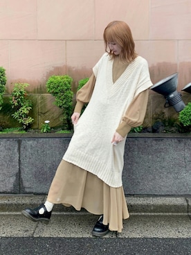 「FIKA（フィカ）のアイテム」を使った、y o k o p iさん（レディース・158cm）の夏コーディネート