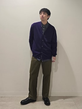 「TAKEO KIKUCHI（タケオキクチ）のアイテム」を使った、駆さん（メンズ・166cm）の秋コーディネート