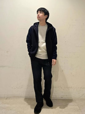「TAKEO KIKUCHI（タケオキクチ）のアイテム」を使った、駆さん（メンズ・166cm）の春コーディネート