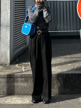 田原美波さん(レディース・158cm)の冬コーディネート