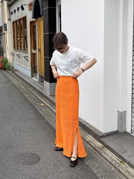 田原美波さん（レディース・158cm）の夏コーディネート