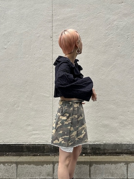 田原美波さん(レディース・158cm)の春コーディネート