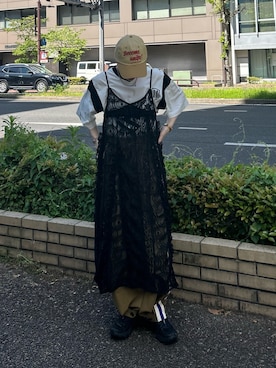 田原美波さん（レディース・158cm）の春コーディネート