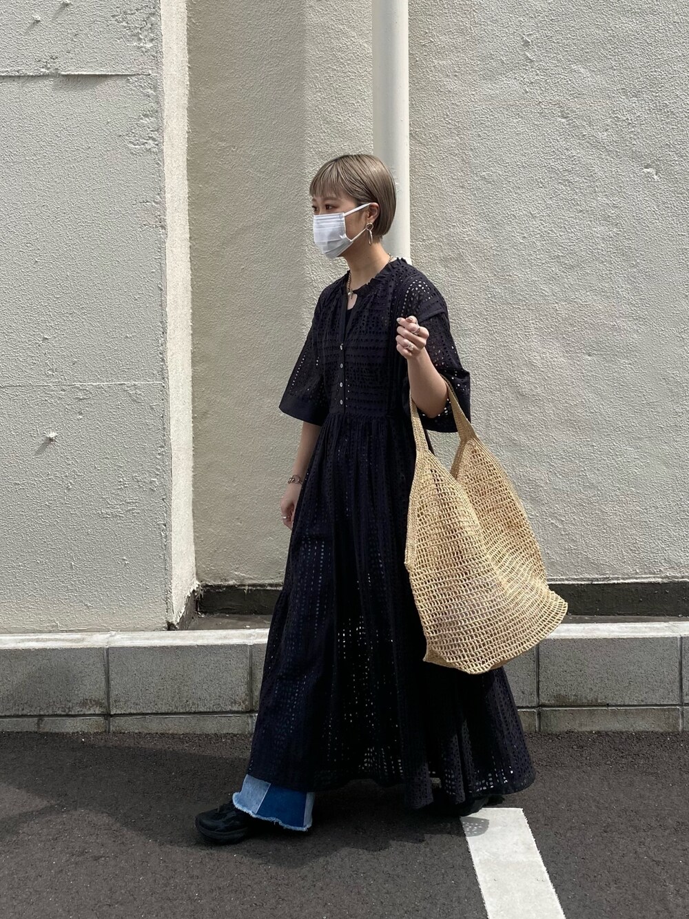 ☆SaturdayClub☆ エンブロイダリー Vネック ワンピース coca（coca）（コカ）の「エンブロイダリーVネックワンピース