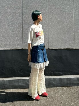 田原美波さん(レディース・158cm)の夏コーディネート