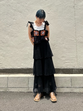 田原美波さん(レディース・158cm)の夏コーディネート