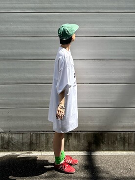 田原美波さん(レディース・158cm)の夏コーディネート