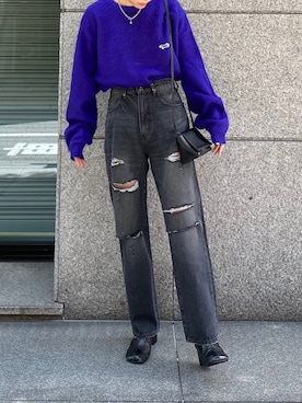 田原美波さん（レディース・158cm）の秋コーディネート