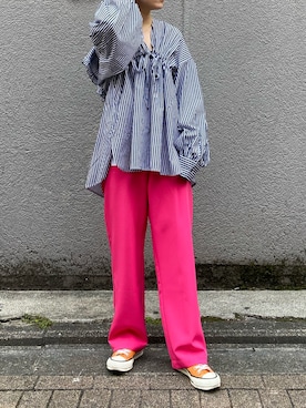 田原美波さん(レディース・158cm)の春コーディネート