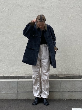 田原美波さん（レディース・158cm）の秋コーディネート