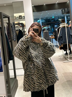 「made in standard （メイドインスタンダード）のアイテム」を使った、田原美波さん（レディース・158cm）の秋コーディネート