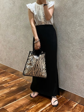 田原美波さん（レディース・158cm）の夏コーディネート