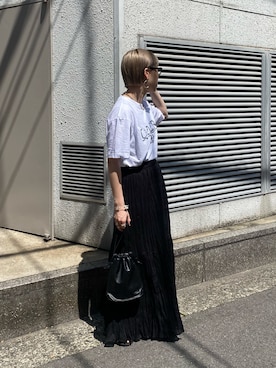 田原美波さん（レディース・158cm）の夏コーディネート