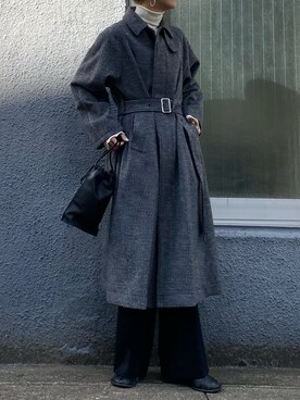 田原美波さん（レディース・158cm）の秋コーディネート