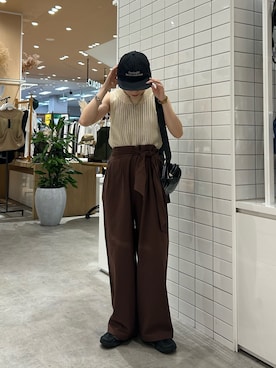 「ラフスタイル」｜田原美波さん（レディース・158cm）の夏コーディネート