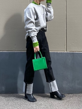 田原美波さん(レディース・158cm)の秋コーディネート