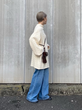 田原美波さん(レディース・158cm)の秋コーディネート