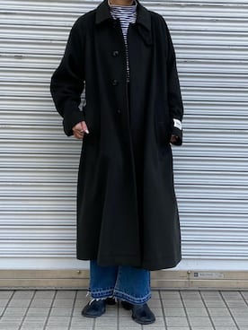 田原美波さん(レディース・158cm)の冬コーディネート