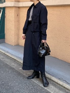 田原美波さん(レディース・158cm)の春コーディネート